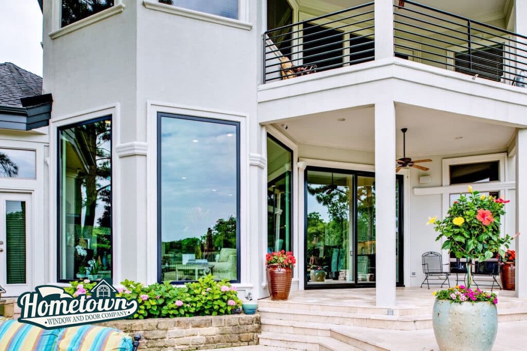 New energy efficient windows and entry door installed in Indianapolis