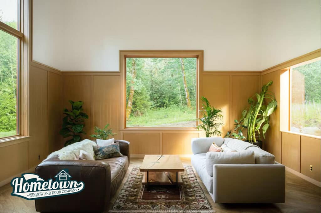 Professional window installation completed on Indiana home exterior