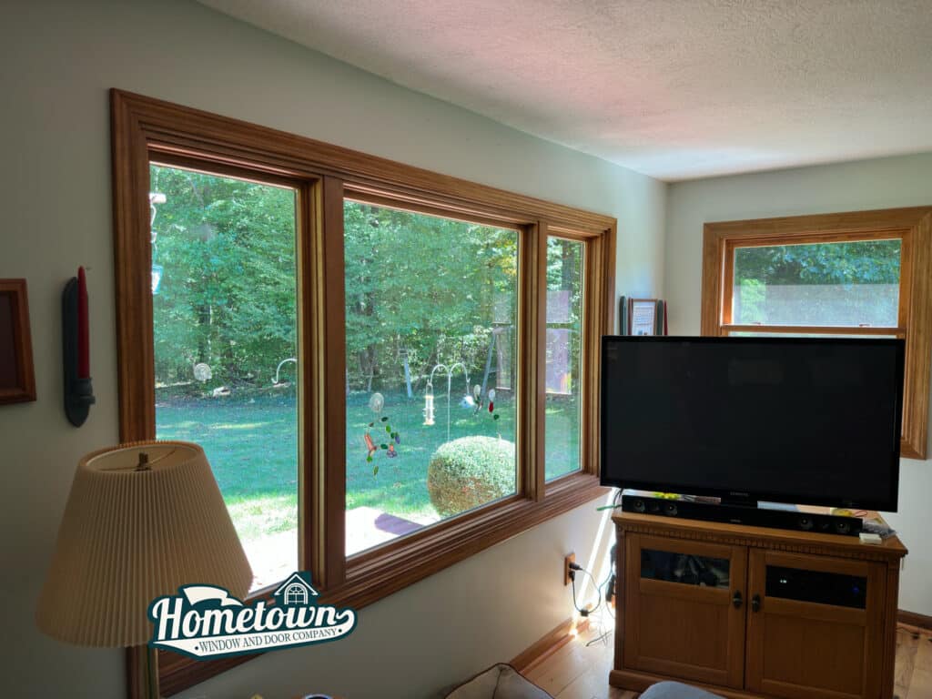 Residential window installation on Midwest style Indianapolis home