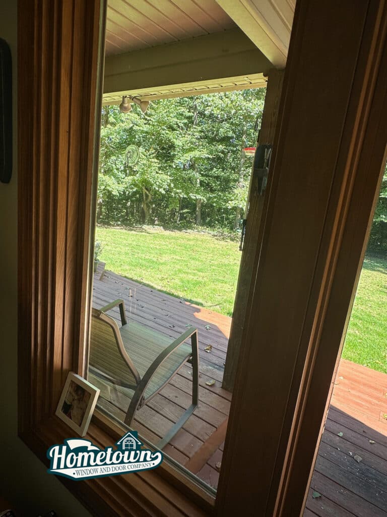 Newly installed windows improving insulation in Indiana home