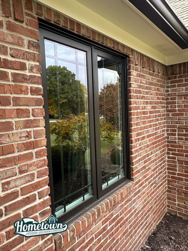 Updated vinyl windows installed on Indianapolis single family house