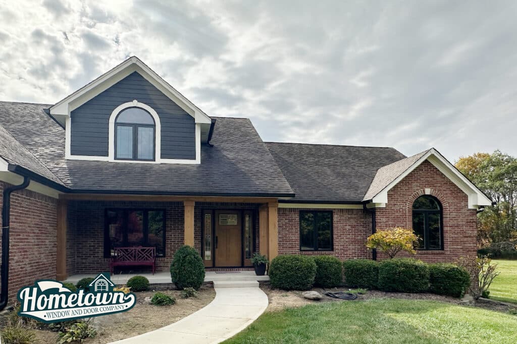 Window installation project showing clean exterior lines