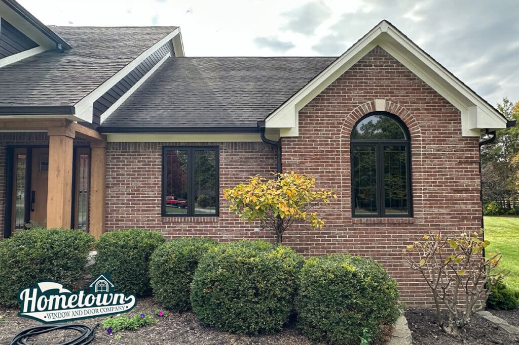 Clean finished window installation on Indianapolis brick house