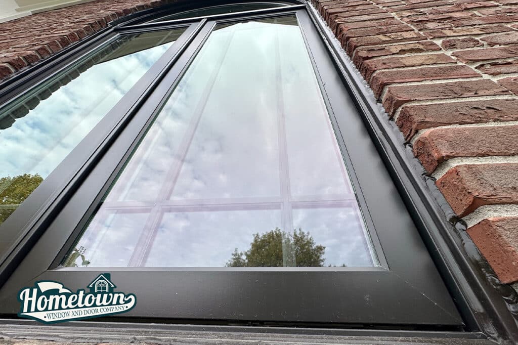 New vinyl windows installed on Midwest style Indiana home