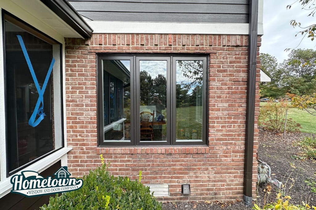 Freshly installed windows modernizing Indianapolis home