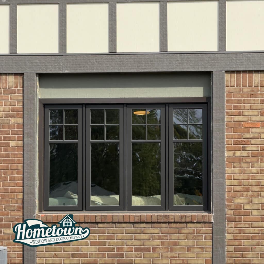 Fresh window installation completed on Indianapolis home exterior