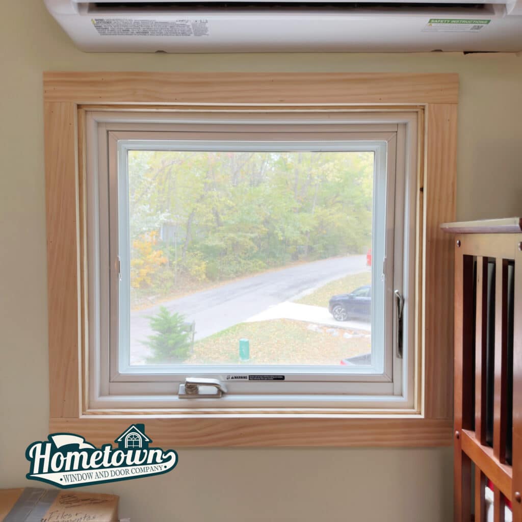 Clean finished window upgrade in Indianapolis neighborhood