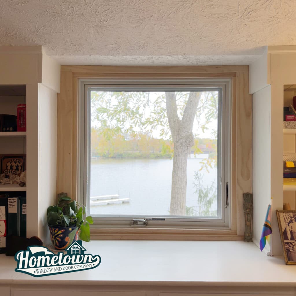 Replacement windows installed on suburban Indiana home