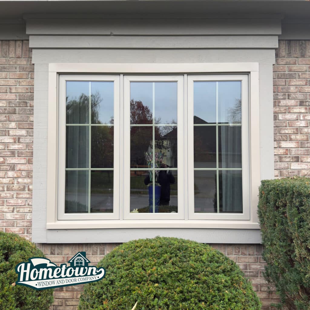 Professional window installation completed on Indiana family home