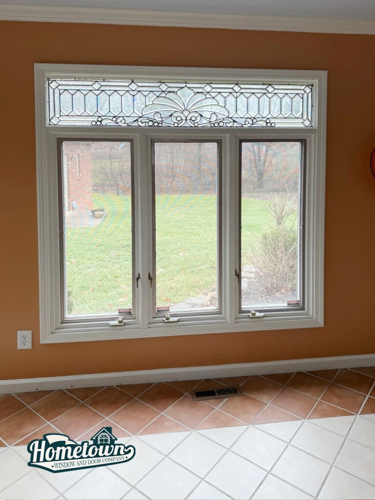 Energy efficient windows installed on Indianapolis home exterior