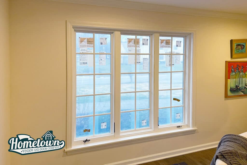 Replacement windows installed on classic Indianapolis architecture