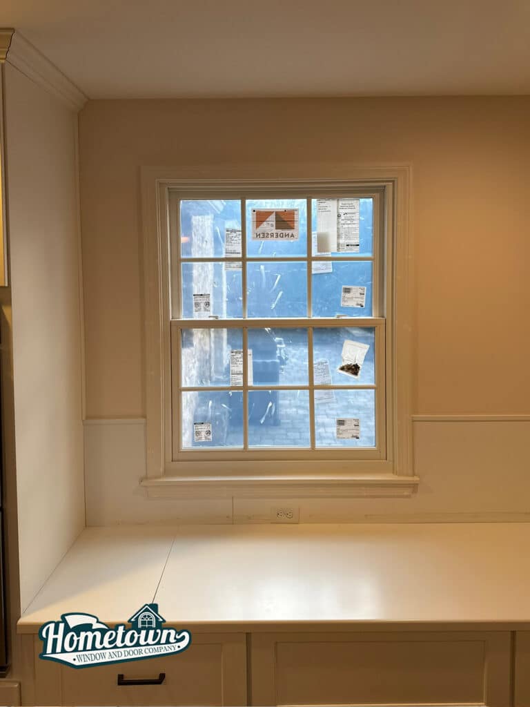 Clean trim and window installation on Indianapolis house
